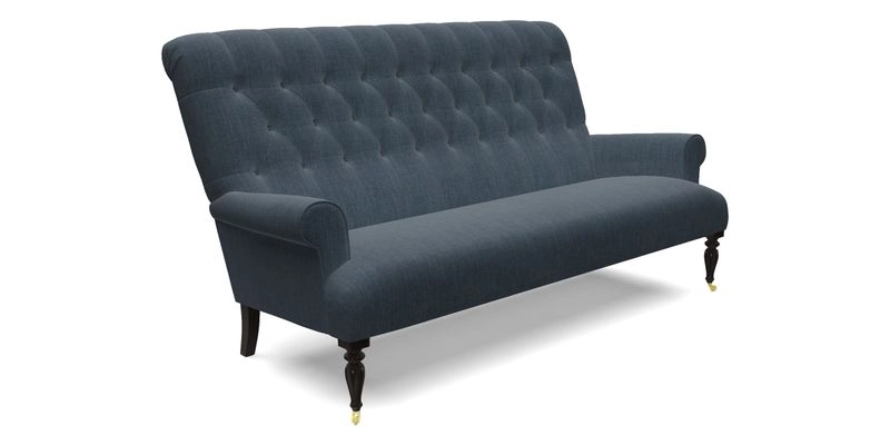 Chelsham 3 seater sofa in Two Tone Plain Biscuit