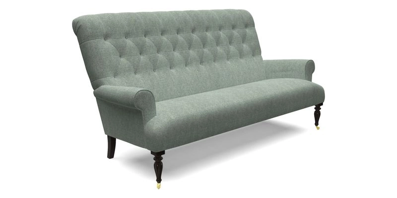 Chelsham 3 seater sofa in Two Tone Plain Biscuit