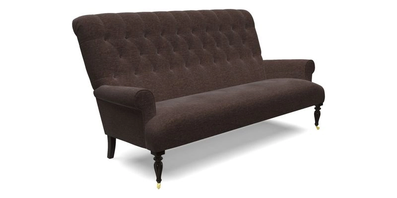 Chelsham 3 seater sofa in Two Tone Plain Biscuit