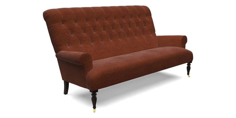 Chelsham 3 seater sofa in Two Tone Plain Biscuit