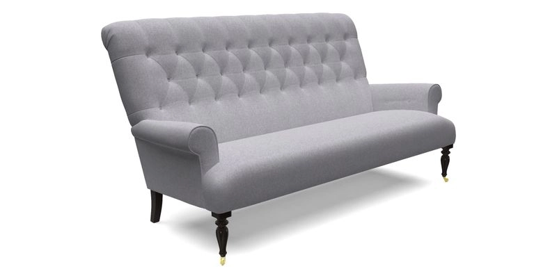 Chelsham 3 seater sofa in Two Tone Plain Biscuit