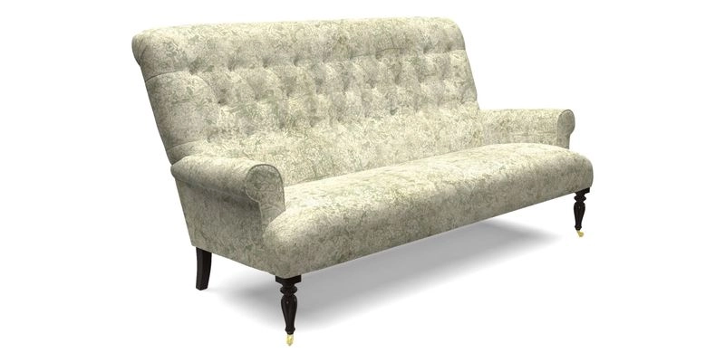Chelsham 3 seater sofa in Two Tone Plain Biscuit