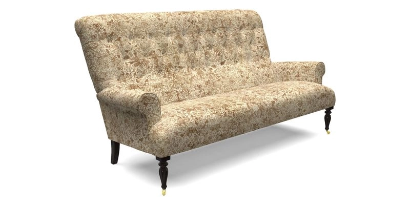 Chelsham 3 seater sofa in Two Tone Plain Biscuit