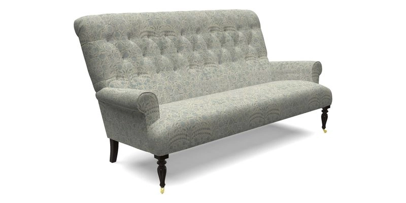 Chelsham 3 seater sofa in Two Tone Plain Biscuit