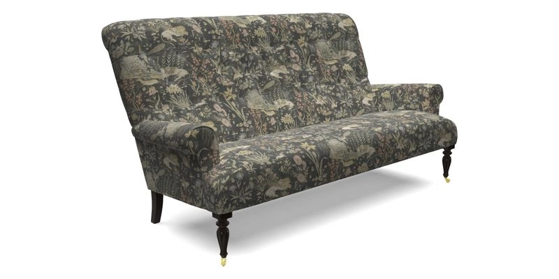 Chelsham 3 seater sofa in Two Tone Plain Biscuit
