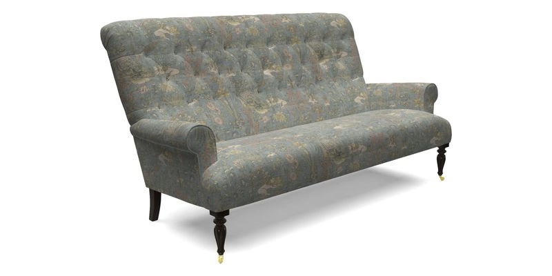 Chelsham 3 seater sofa in Two Tone Plain Biscuit