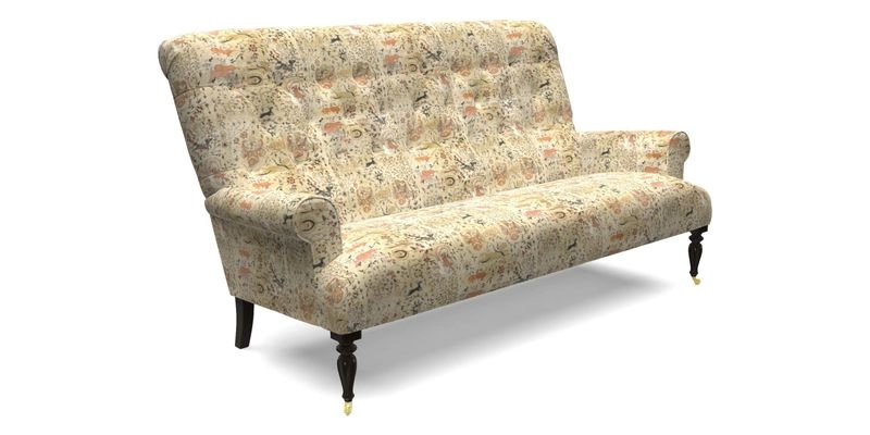 Chelsham 3 seater sofa in Two Tone Plain Biscuit