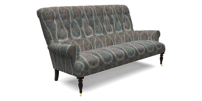 Chelsham 3 seater sofa in Two Tone Plain Biscuit