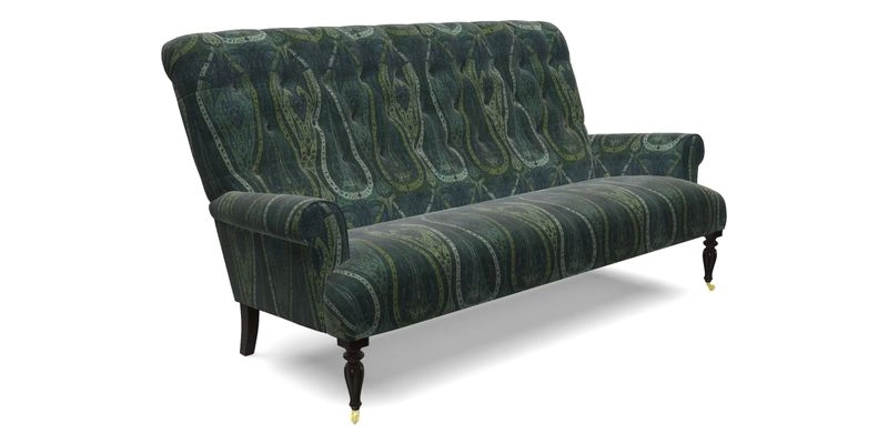 Chelsham 3 seater sofa in Two Tone Plain Biscuit