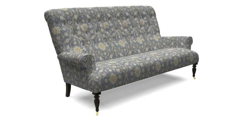 Chelsham 3 seater sofa in Two Tone Plain Biscuit
