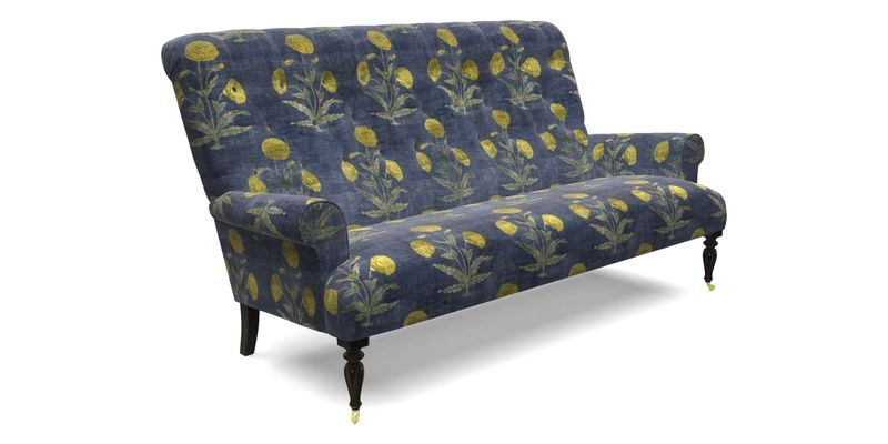 Chelsham 3 seater sofa in Two Tone Plain Biscuit