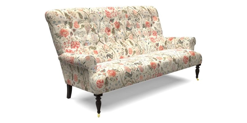 Chelsham 3 seater sofa in Two Tone Plain Biscuit