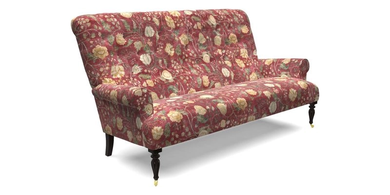 Chelsham 3 seater sofa in Two Tone Plain Biscuit