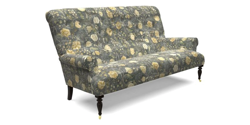 Chelsham 3 seater sofa in Two Tone Plain Biscuit