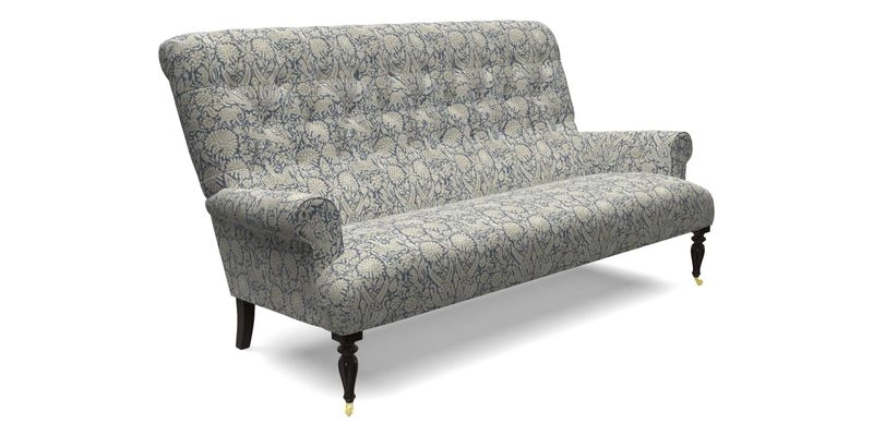 Chelsham 3 seater sofa in Two Tone Plain Biscuit