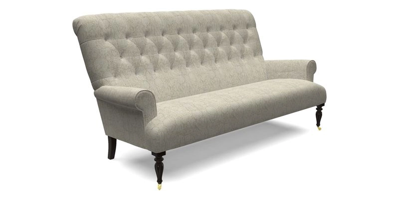 Chelsham 3 seater sofa in Two Tone Plain Biscuit