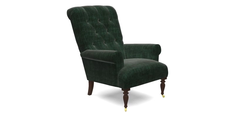 Chelsham Chair in Roxburgh Herringbone Paprika