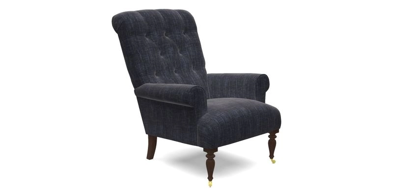 Chelsham Chair in Roxburgh Herringbone Paprika