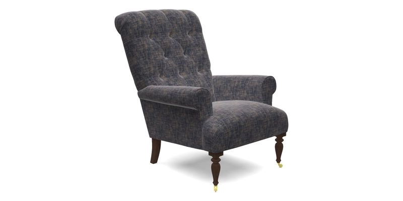 Chelsham Chair in Roxburgh Herringbone Paprika