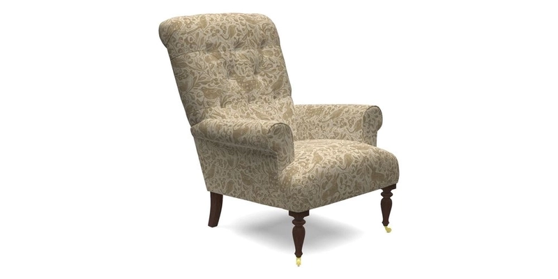 Chelsham Chair in Roxburgh Herringbone Paprika