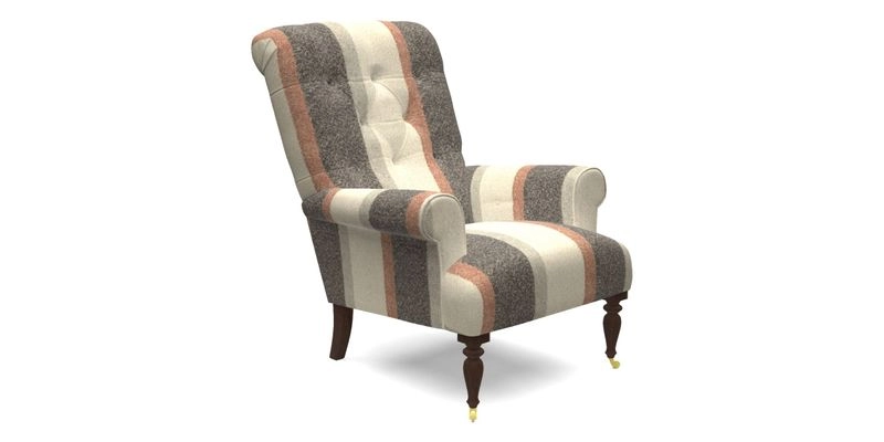 Chelsham Chair in Roxburgh Herringbone Paprika