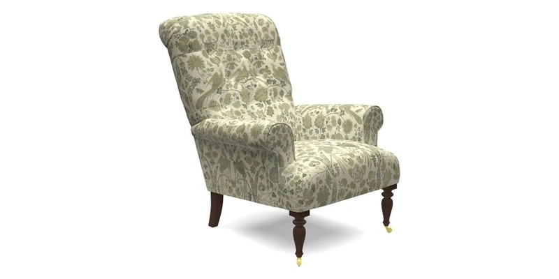 Chelsham Chair in Roxburgh Herringbone Paprika