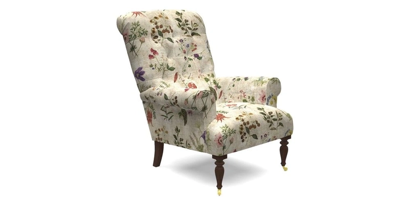 Chelsham Chair in Roxburgh Herringbone Paprika