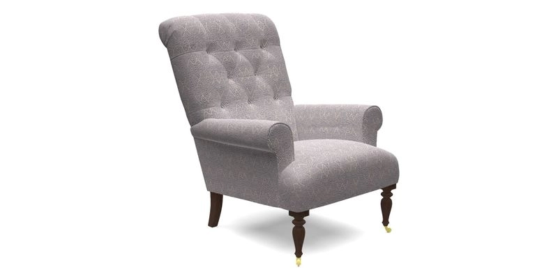 Chelsham Chair in Roxburgh Herringbone Paprika