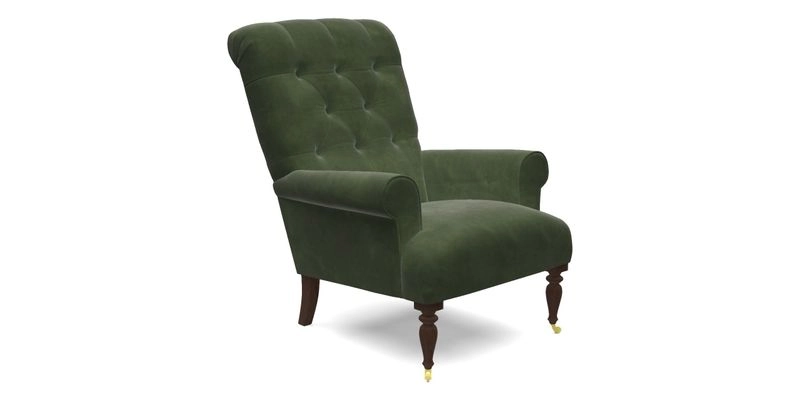 Chelsham Chair in Roxburgh Herringbone Paprika