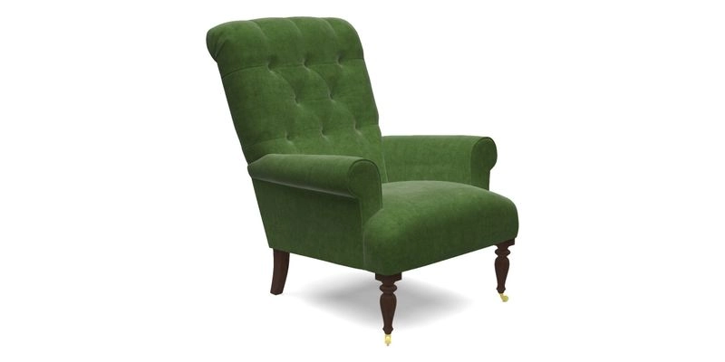 Chelsham Chair in Roxburgh Herringbone Paprika