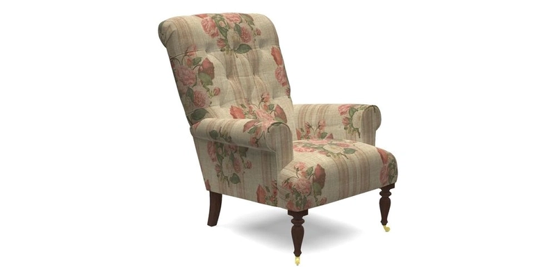 Chelsham Chair in Roxburgh Herringbone Paprika