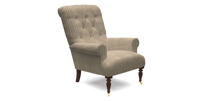 Chelsham Chair in Roxburgh Herringbone Paprika
