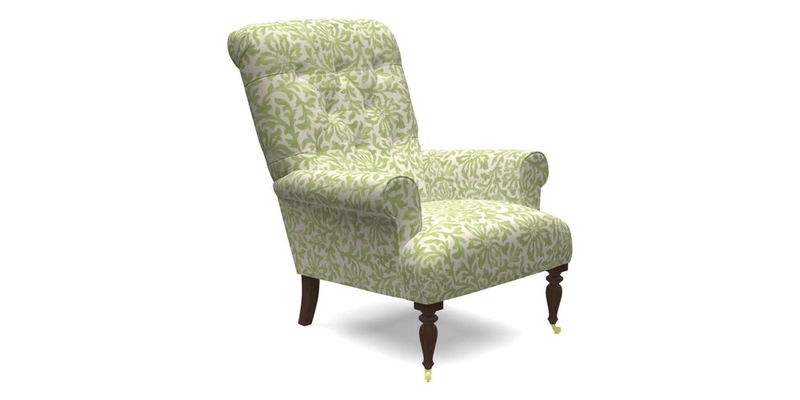 Chelsham Chair in Roxburgh Herringbone Paprika