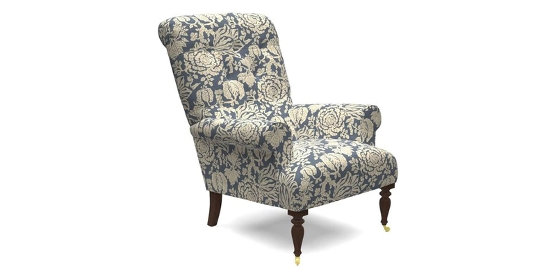 Chelsham Chair in Roxburgh Herringbone Paprika