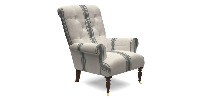 Chelsham Chair in Roxburgh Herringbone Paprika