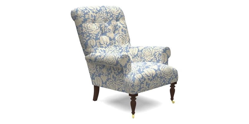 Chelsham Chair in Roxburgh Herringbone Paprika