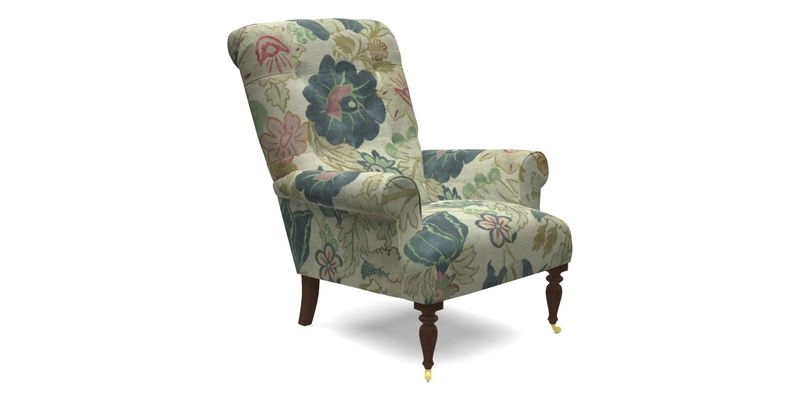 Chelsham Chair in Roxburgh Herringbone Paprika