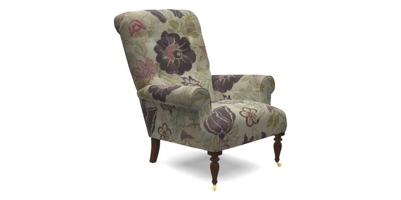 Chelsham Chair in Roxburgh Herringbone Paprika