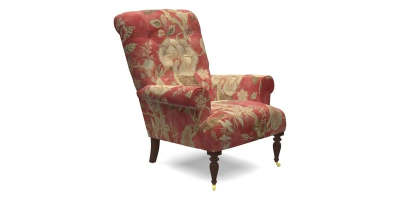 Chelsham Chair in Roxburgh Herringbone Paprika