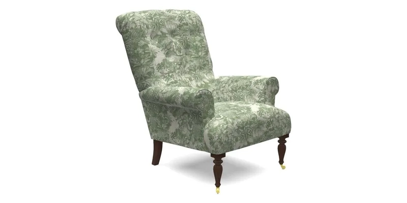 Chelsham Chair in Roxburgh Herringbone Paprika