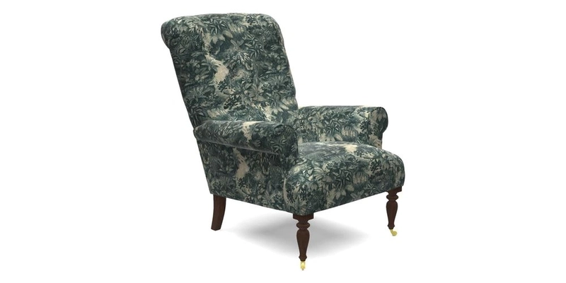 Chelsham Chair in Roxburgh Herringbone Paprika