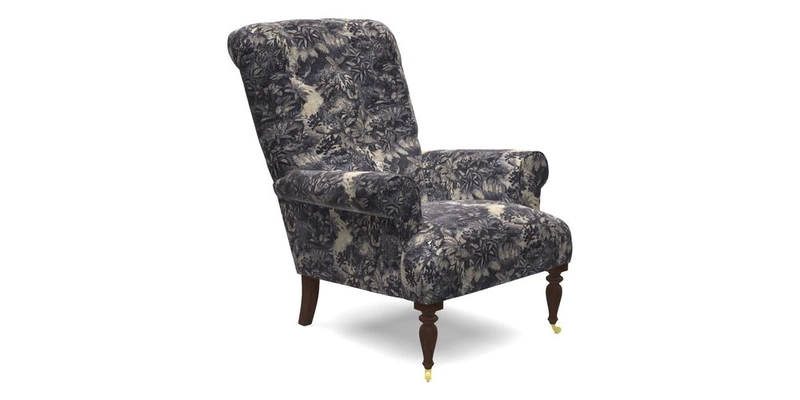 Chelsham Chair in Roxburgh Herringbone Paprika