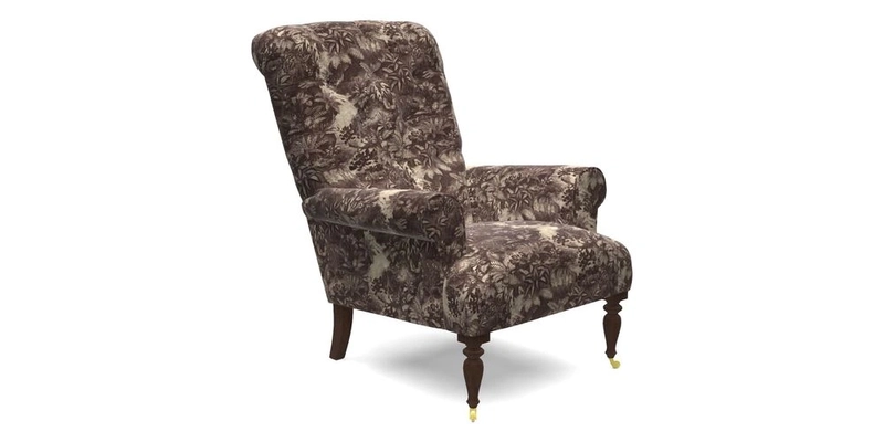 Chelsham Chair in Roxburgh Herringbone Paprika