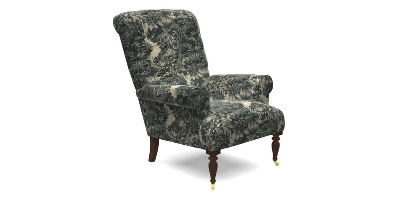 Chelsham Chair in Roxburgh Herringbone Paprika