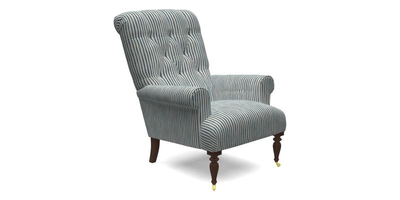 Chelsham Chair in Roxburgh Herringbone Paprika