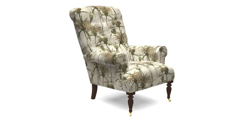 Chelsham Chair in Roxburgh Herringbone Paprika