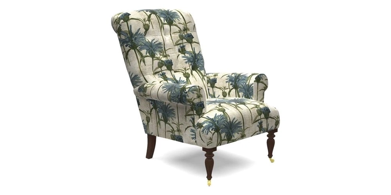 Chelsham Chair in Roxburgh Herringbone Paprika