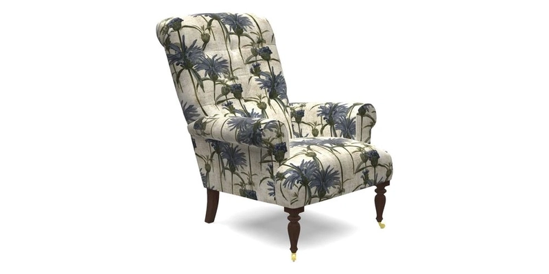 Chelsham Chair in Roxburgh Herringbone Paprika