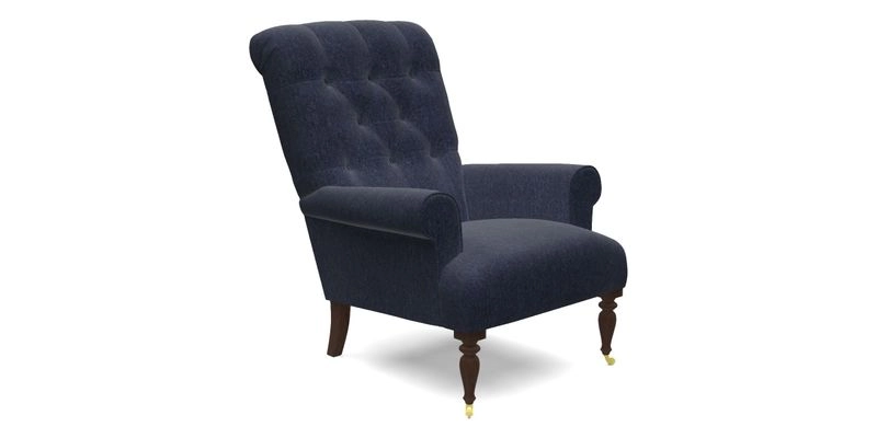 Chelsham Chair in Roxburgh Herringbone Paprika