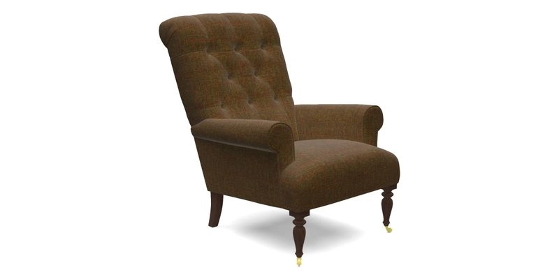 Chelsham Chair in Roxburgh Herringbone Paprika